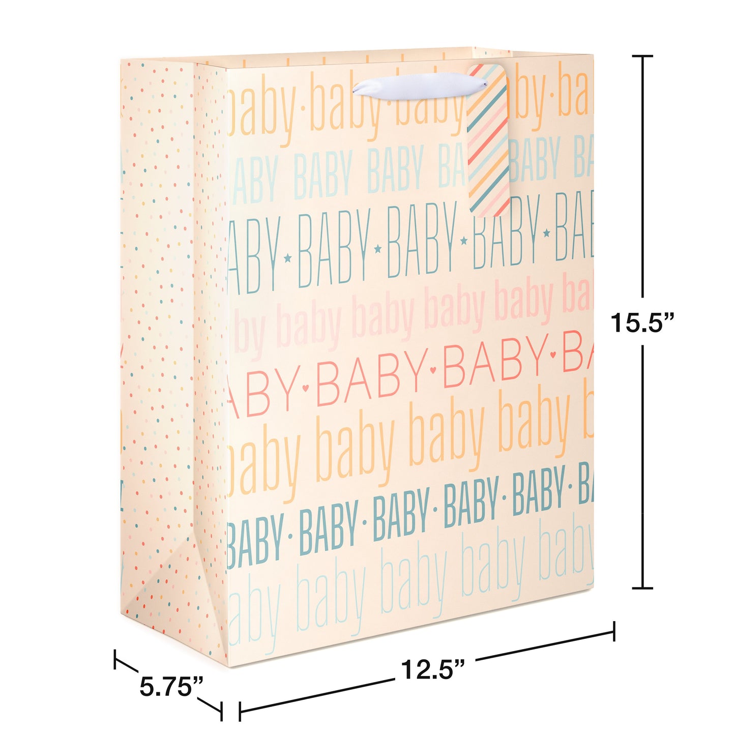 American Greetings Multi-Color Extra Large Baby Shower Gift Bag