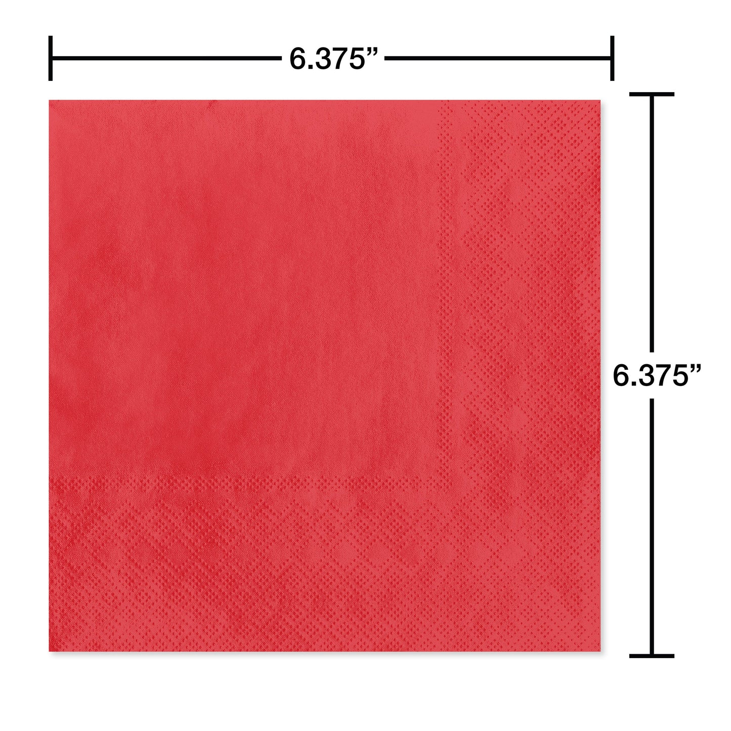 American Greetings Red Lunch Napkins