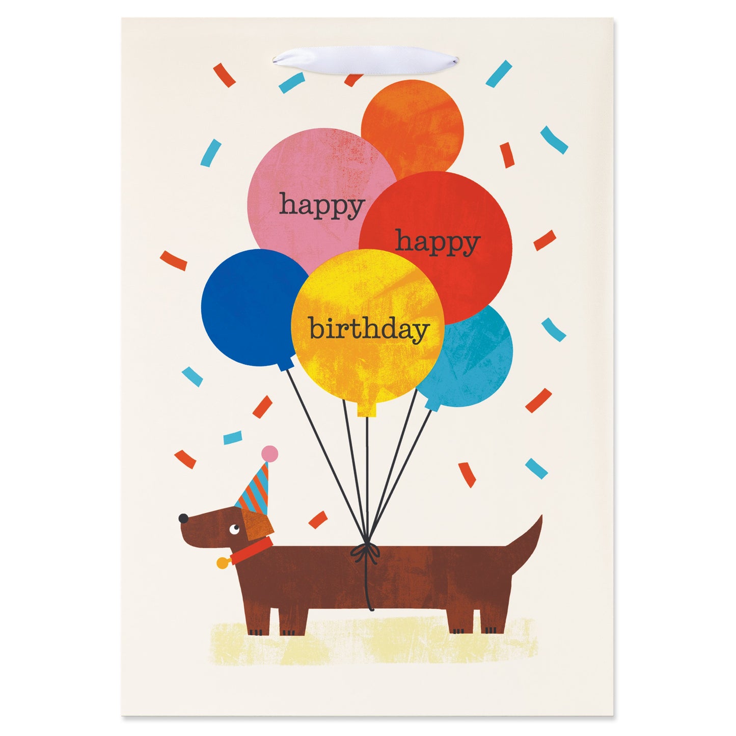 American Greetings Wiener Dog Medium Birthday Gift Bag