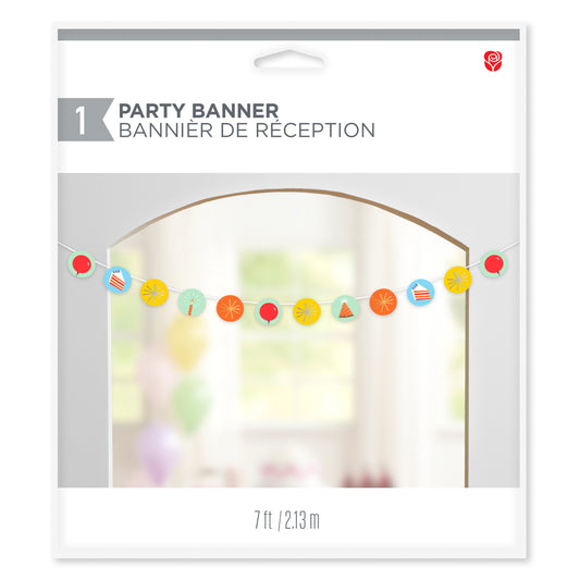 American Greetings Birthday Icons Party Banner Decoration