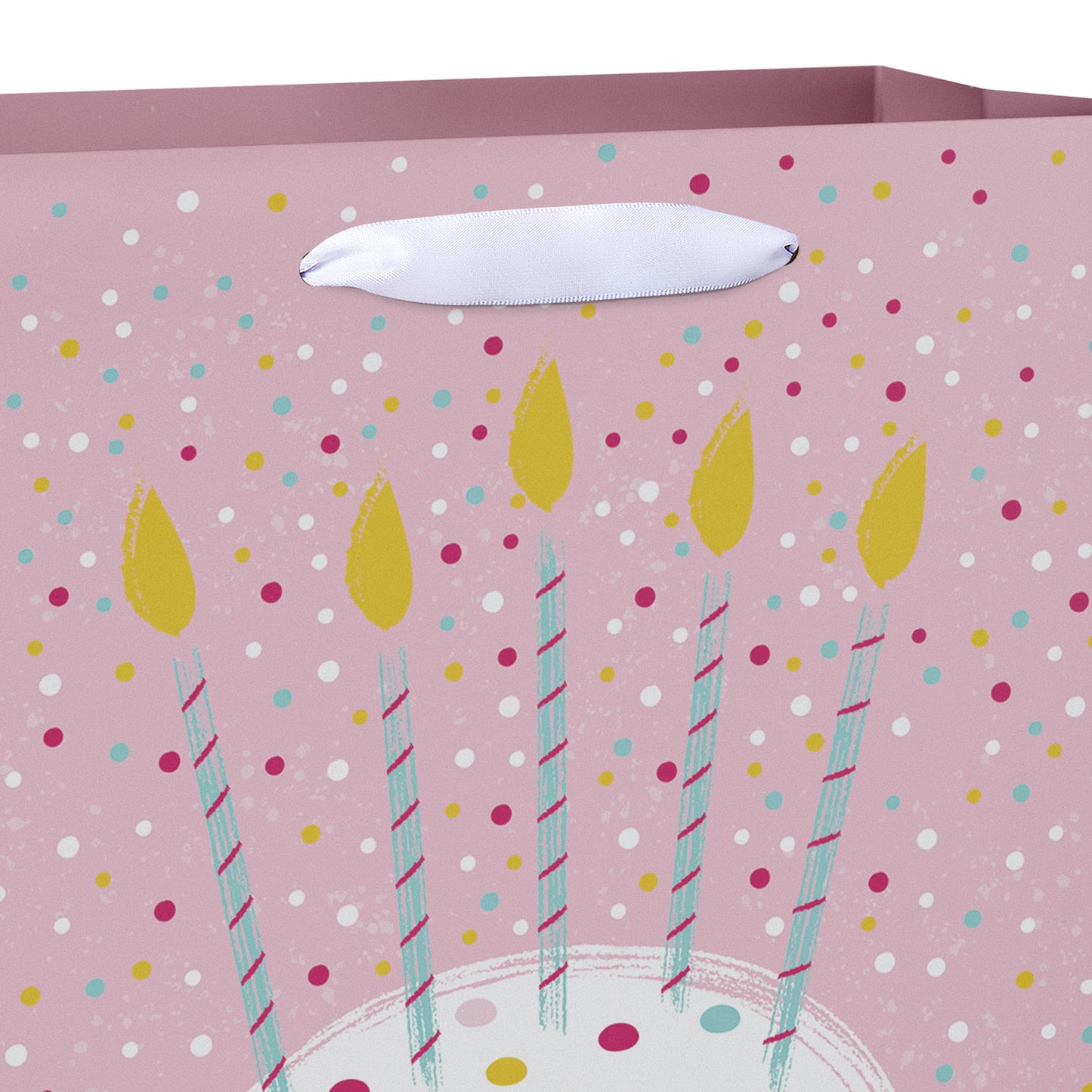American Greetings Cupcake Large Pink Birthday Gift Bag