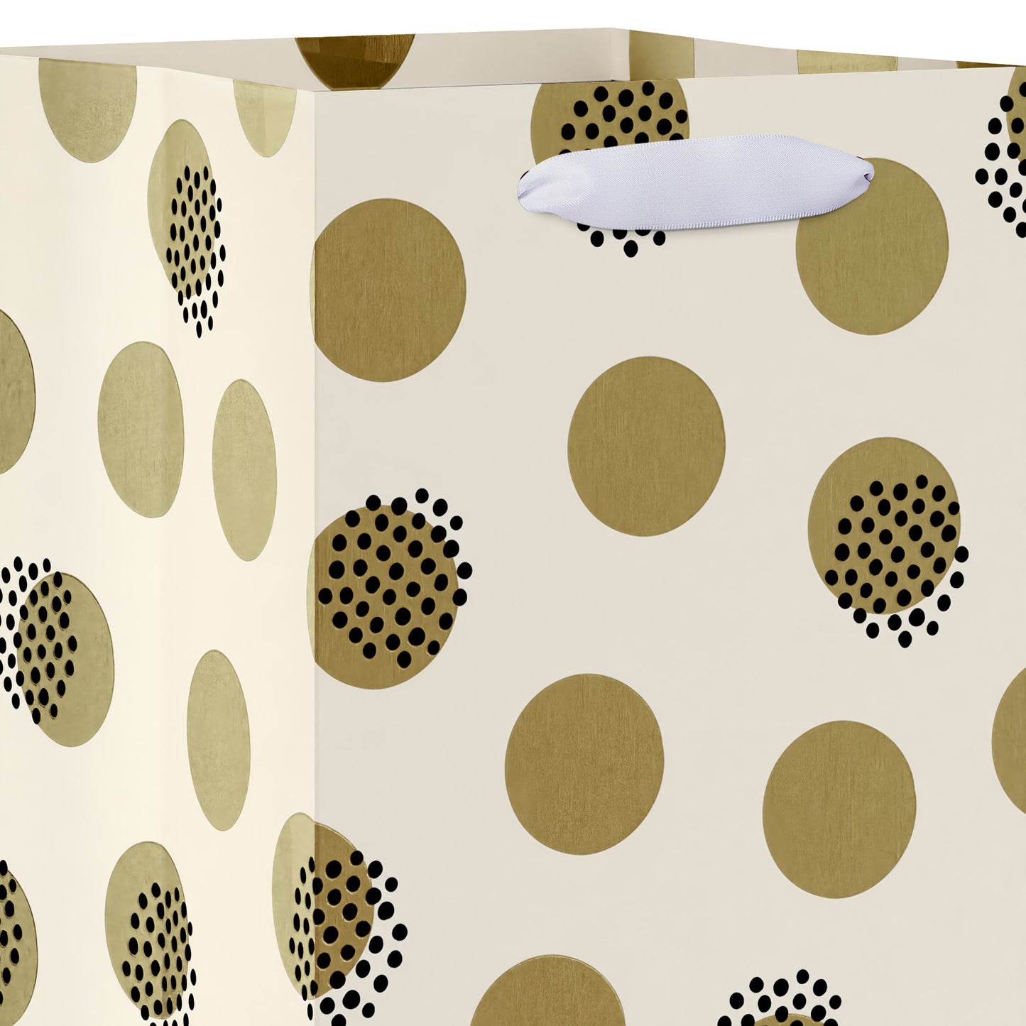 American Greetings Gold Dots Beverage Gift Bag