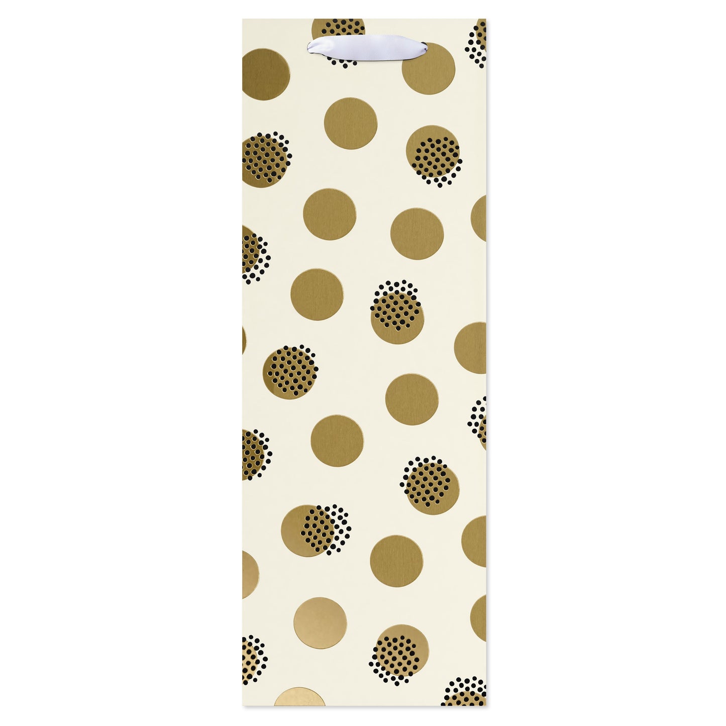 American Greetings Gold Dots Beverage Gift Bag