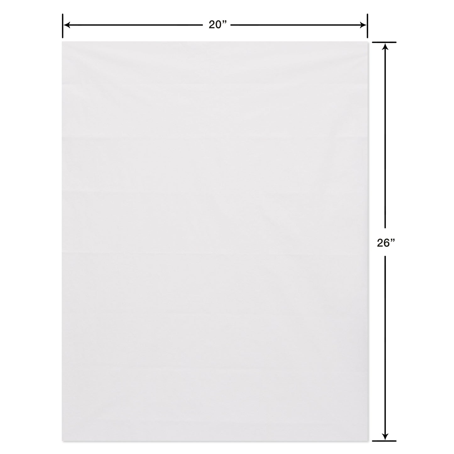 American Greetings White Bulk Tissue Pack, 50 ct