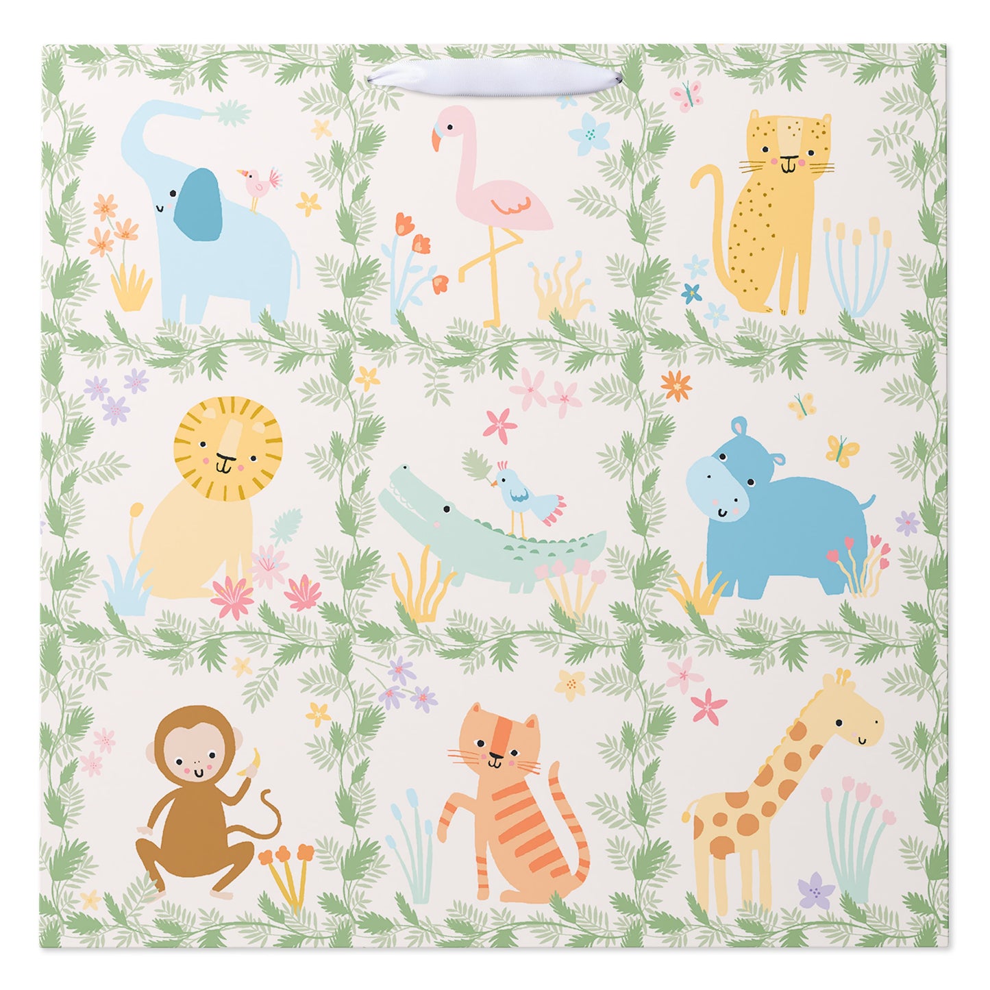 American Greetings Animals Squares Colossal Square Baby Gift Bag