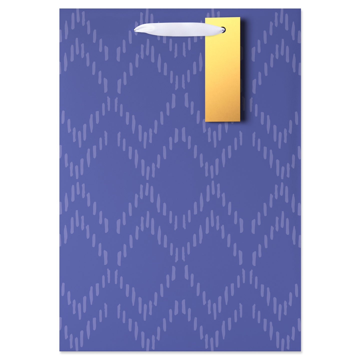 American Greetings Purple Chevron Medium Gift Bag