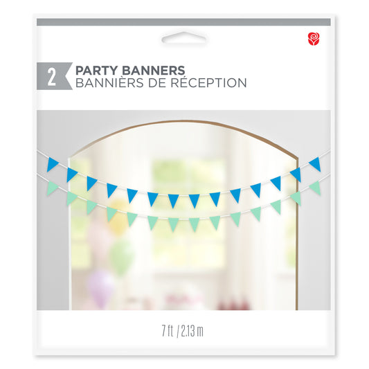 American Greetings Blue & Green Pendants Banners Decoration