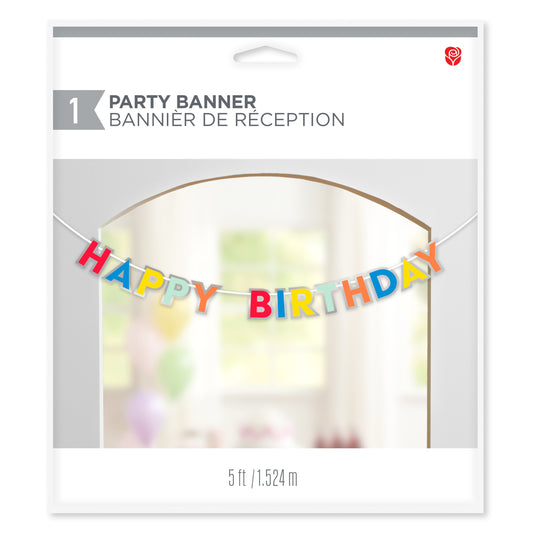 American Greetings Happy Birthday Letters Party Banner Decoration