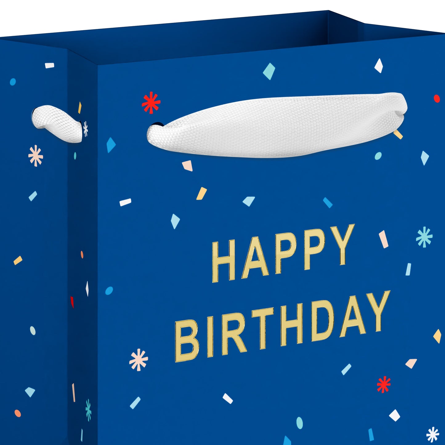 American Greetings Happy Birthday Dark Blue Mini Birthday Gift Bag