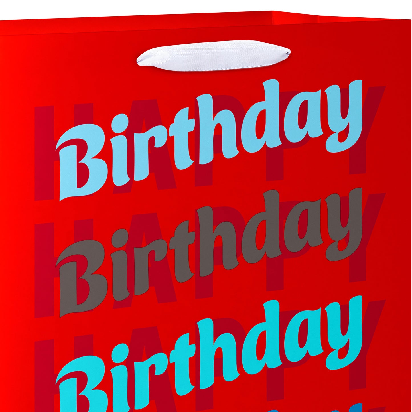 American Greetings Happy Birthday Extra Large Red Gift Bag