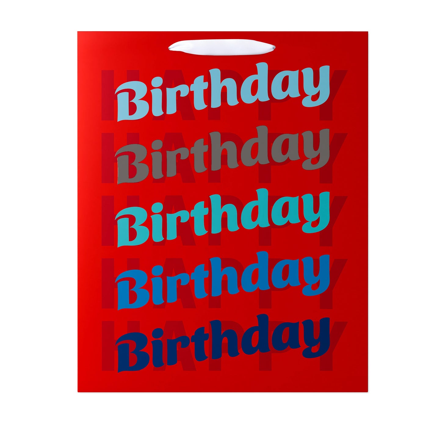 American Greetings Happy Birthday Extra Large Red Gift Bag