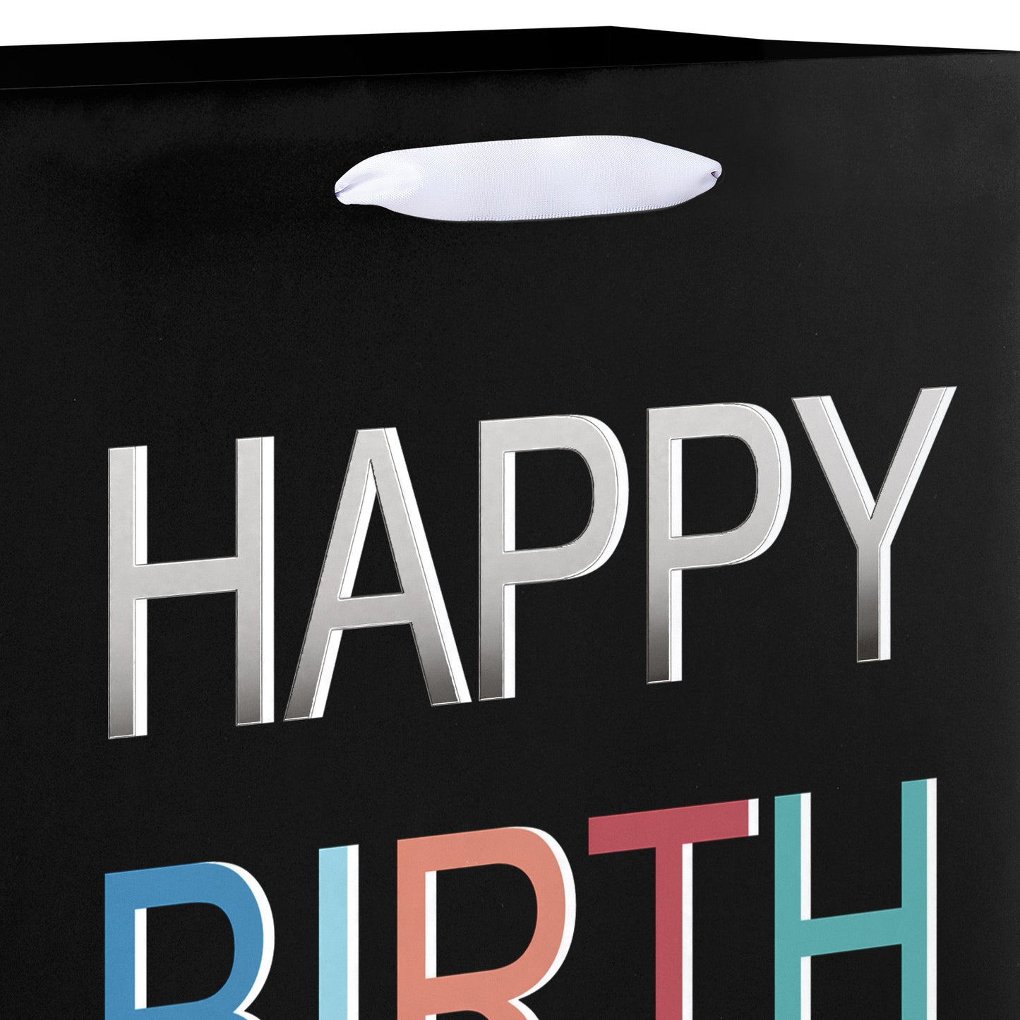 American Greetings Medium Black Birthday Gift Bag