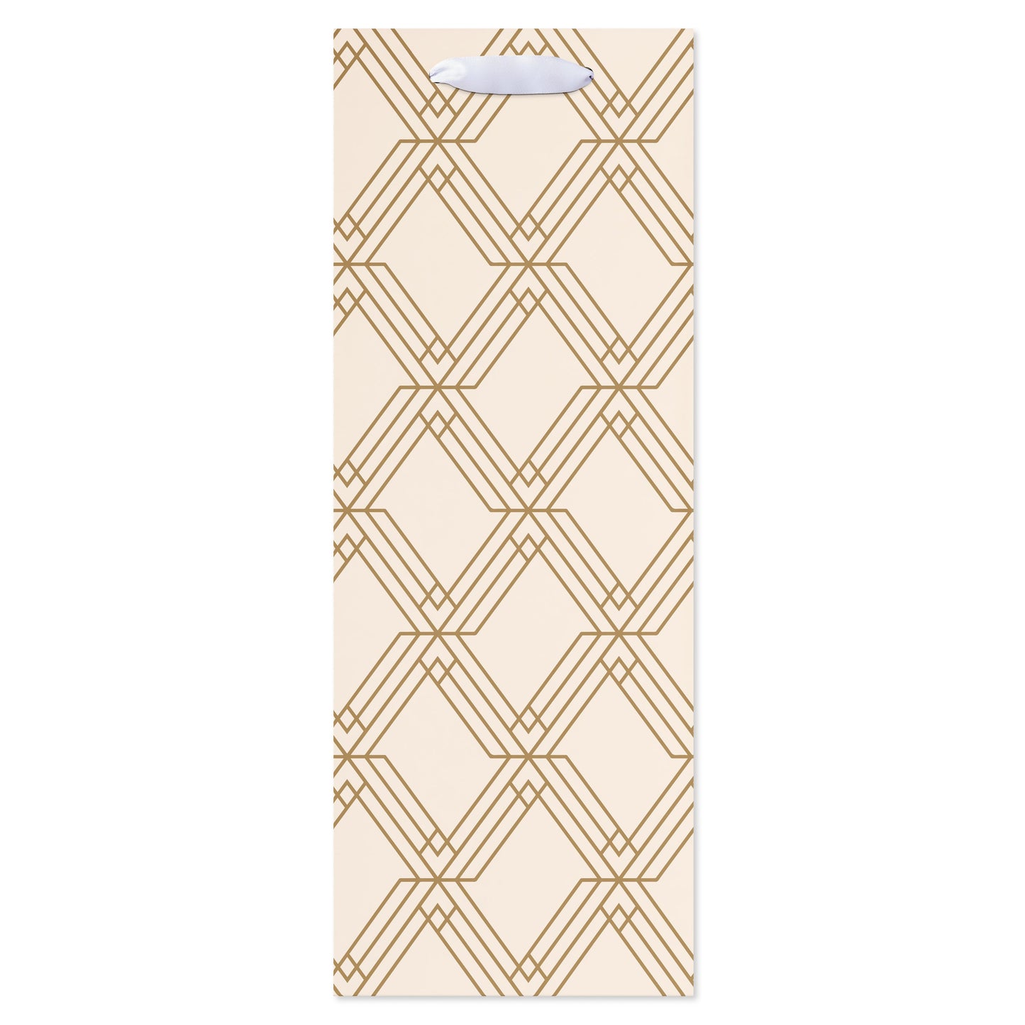 American Greetings Gold Geometric Beverage Bag