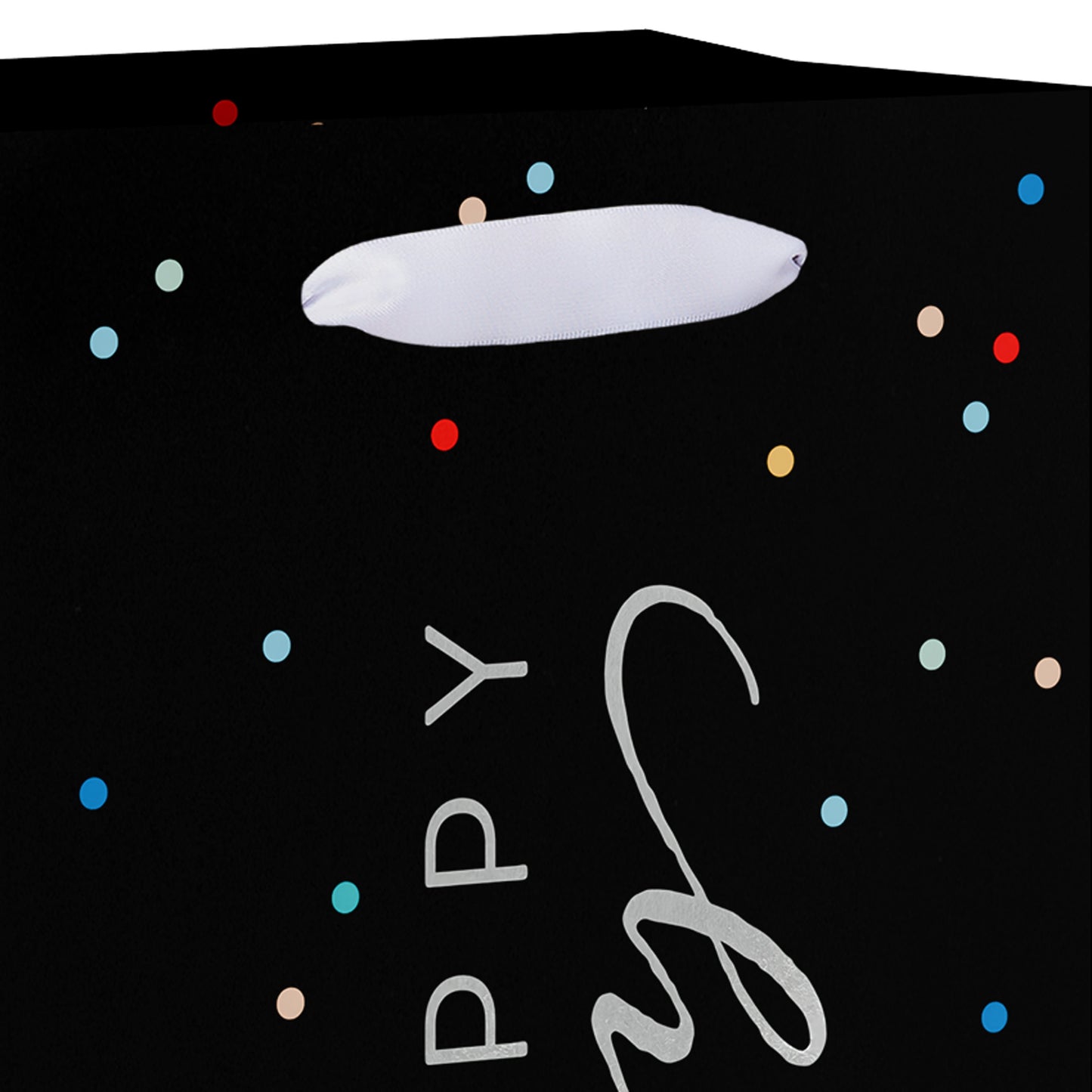 American Greetings Happy Birthday Black Beverage Gift Bag