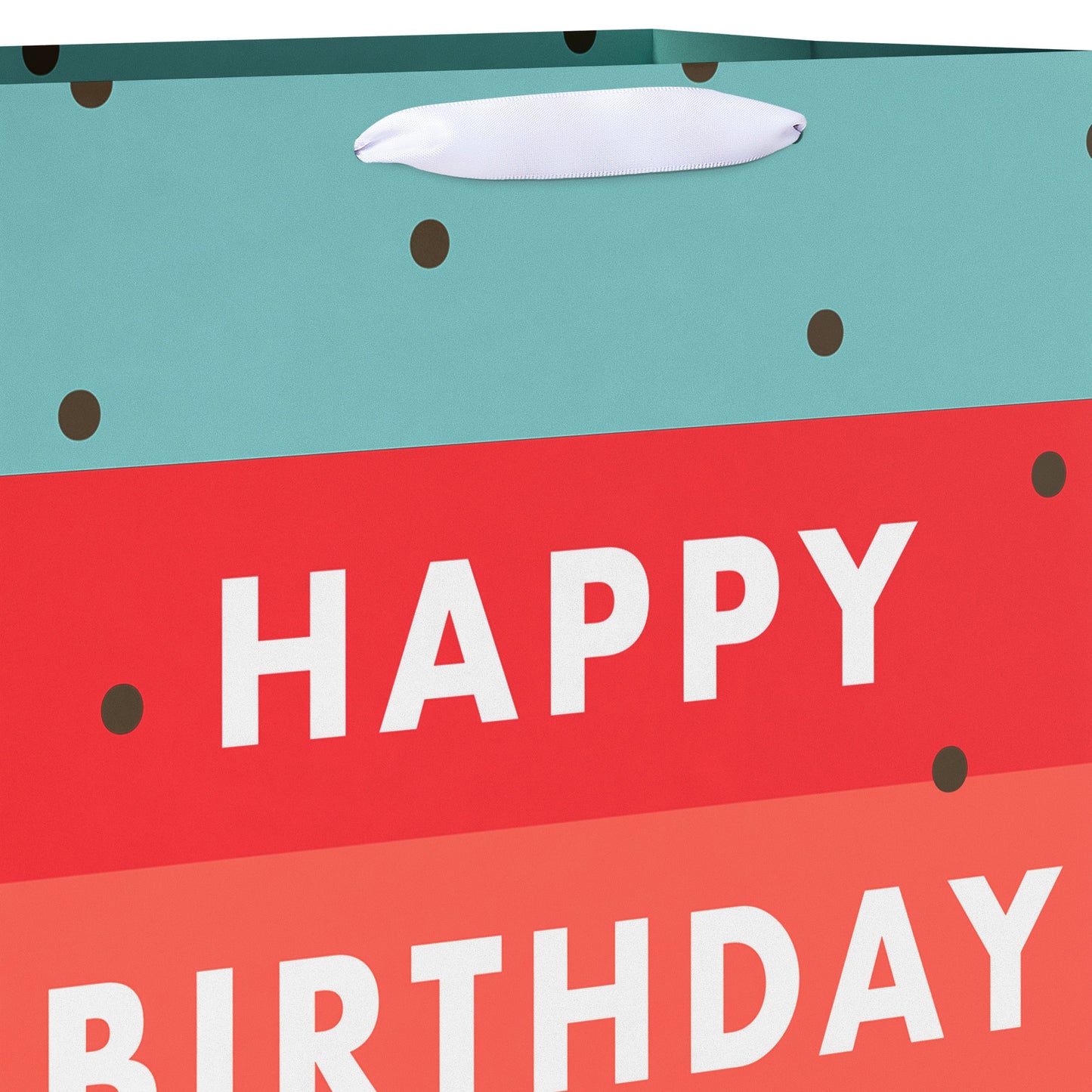 American Greetings Multi-Color Stripes Jumbo Birthday Gift Bag