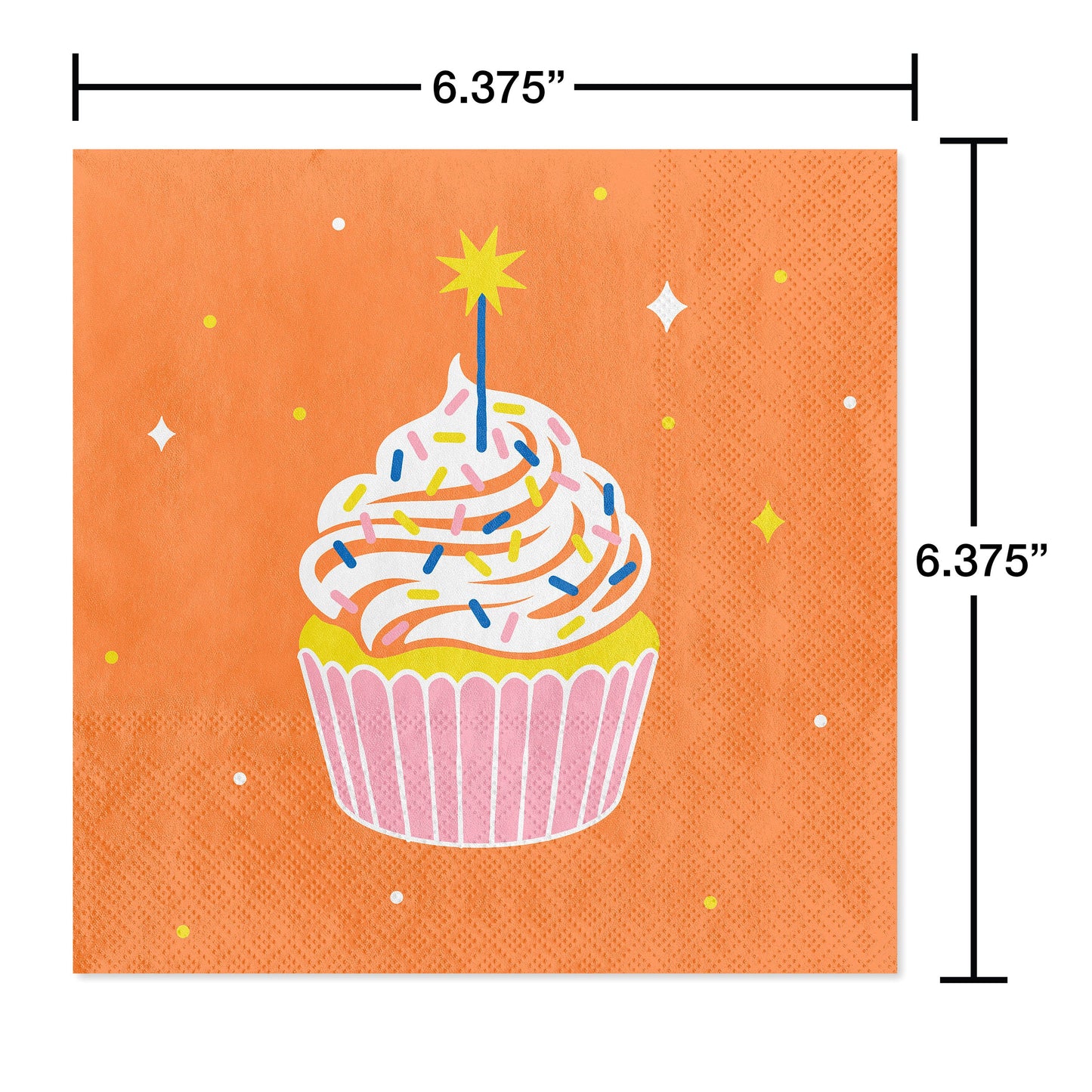 American Greetings Birthday Cupcake Lunch Napkins