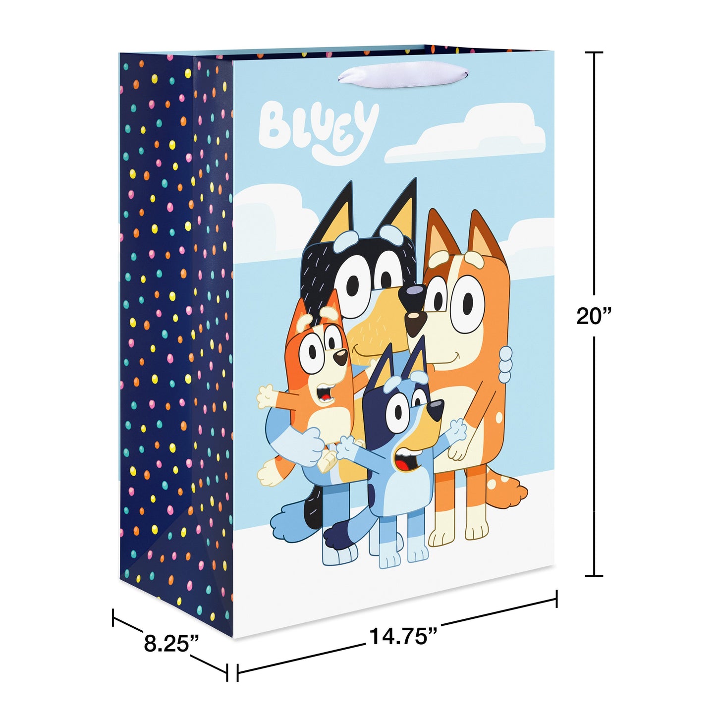 American Greetings Bluey Family Jumbo Gift Bag