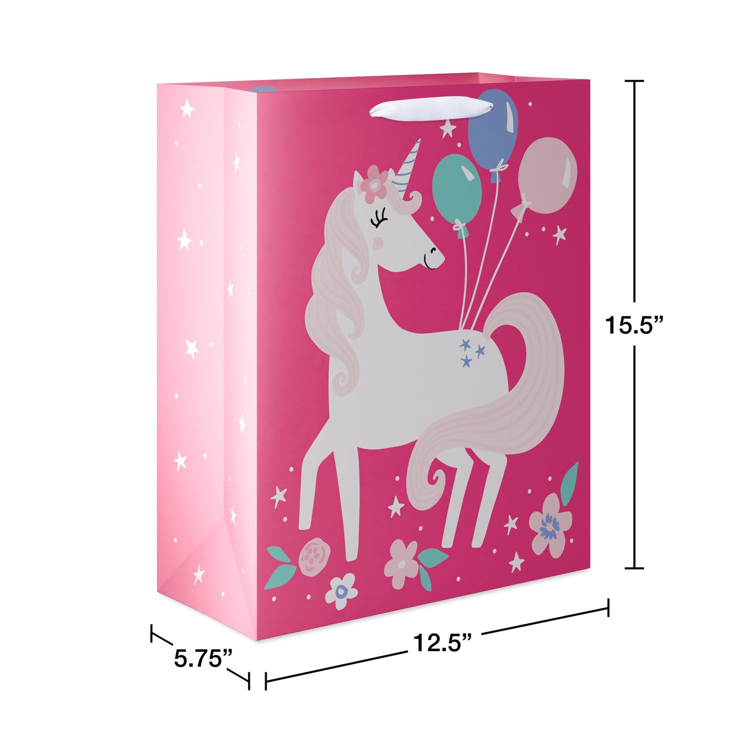 American Greetings Unicorn Extra Large Pink Birthday Gift Bag