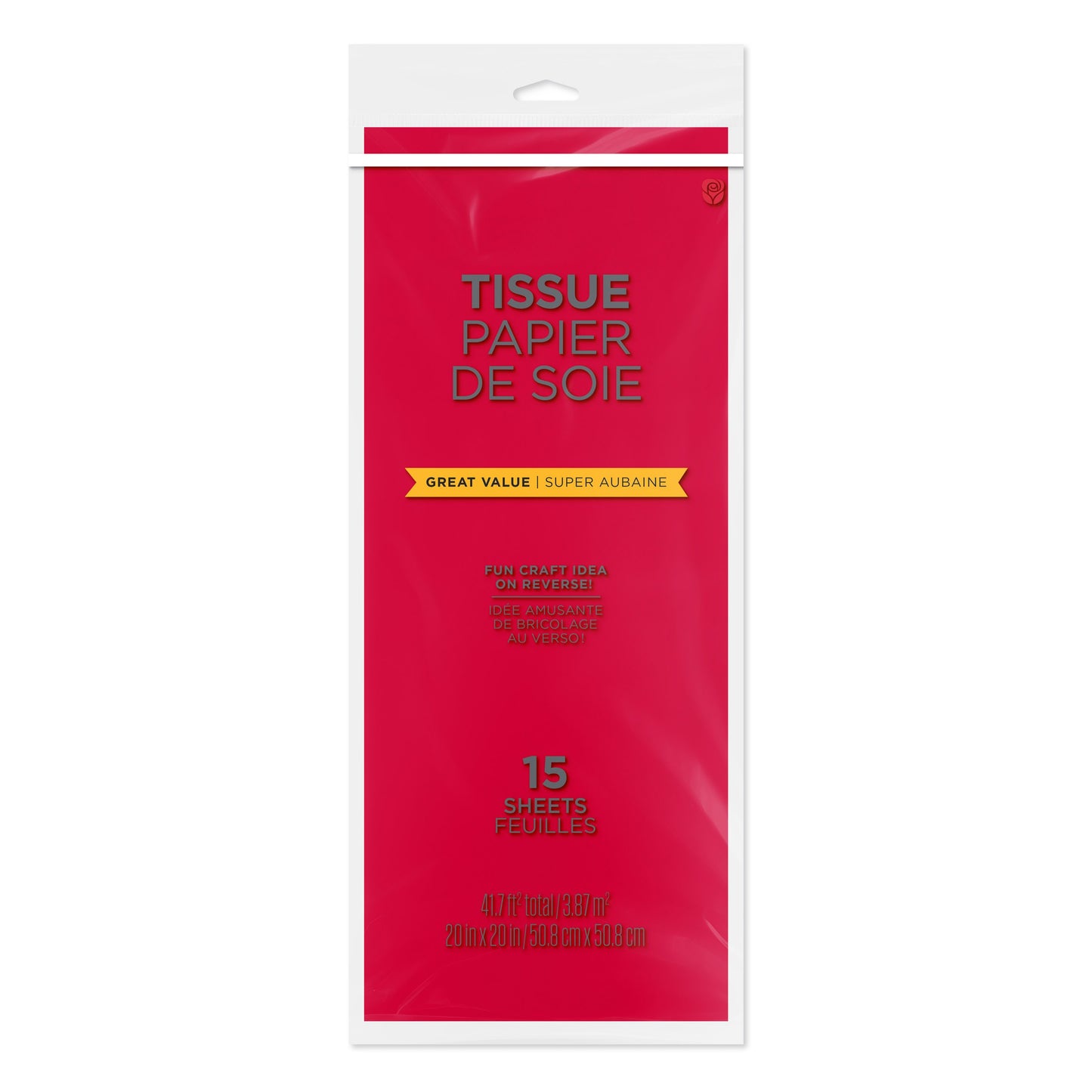 American Greetings Cherry Red Tissue Paper, 15 ct