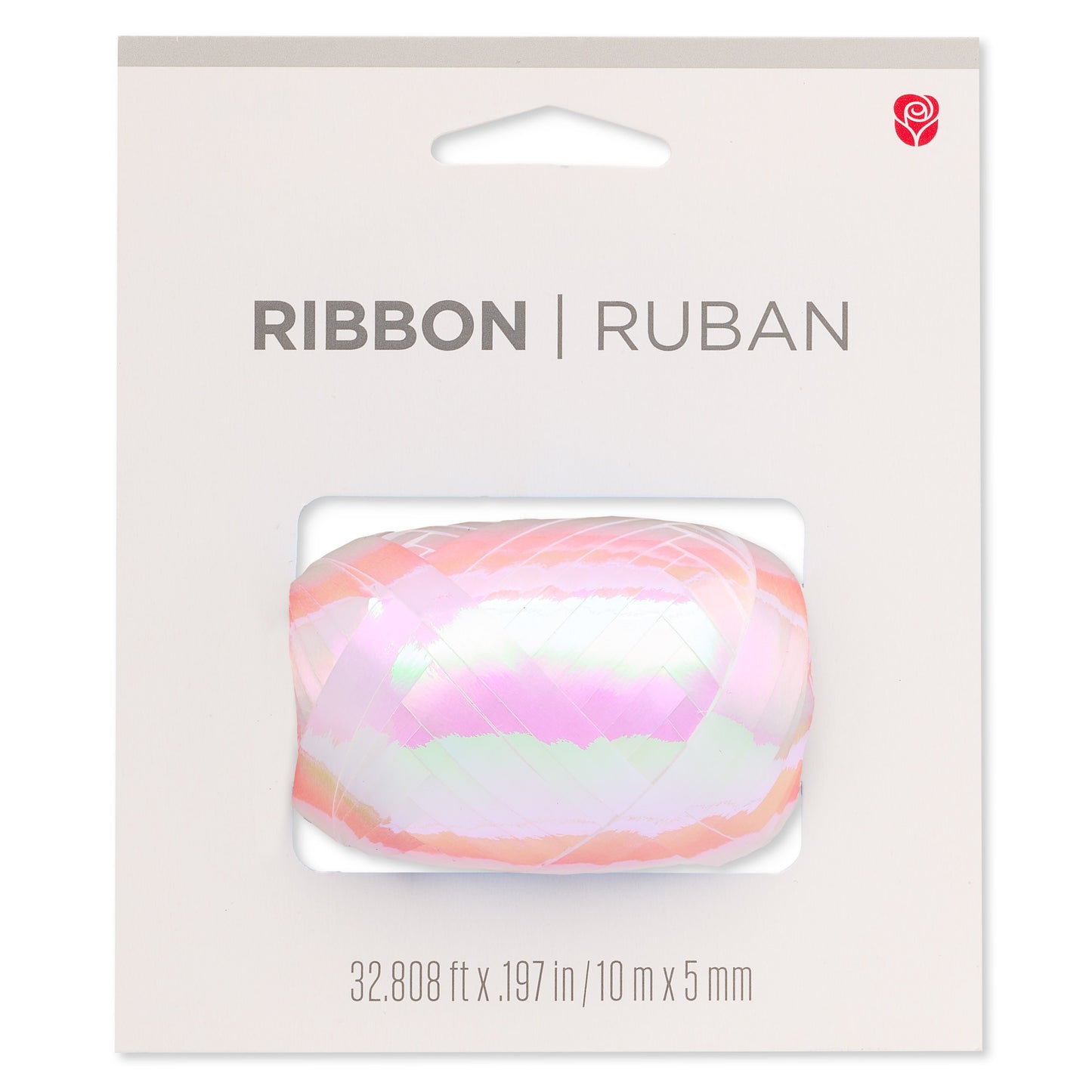 American Greetings White Iridescent Ribbon Roll