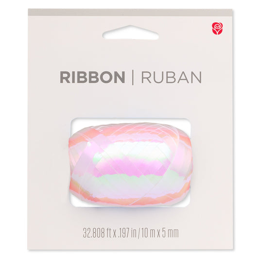 American Greetings White Iridescent Ribbon Roll