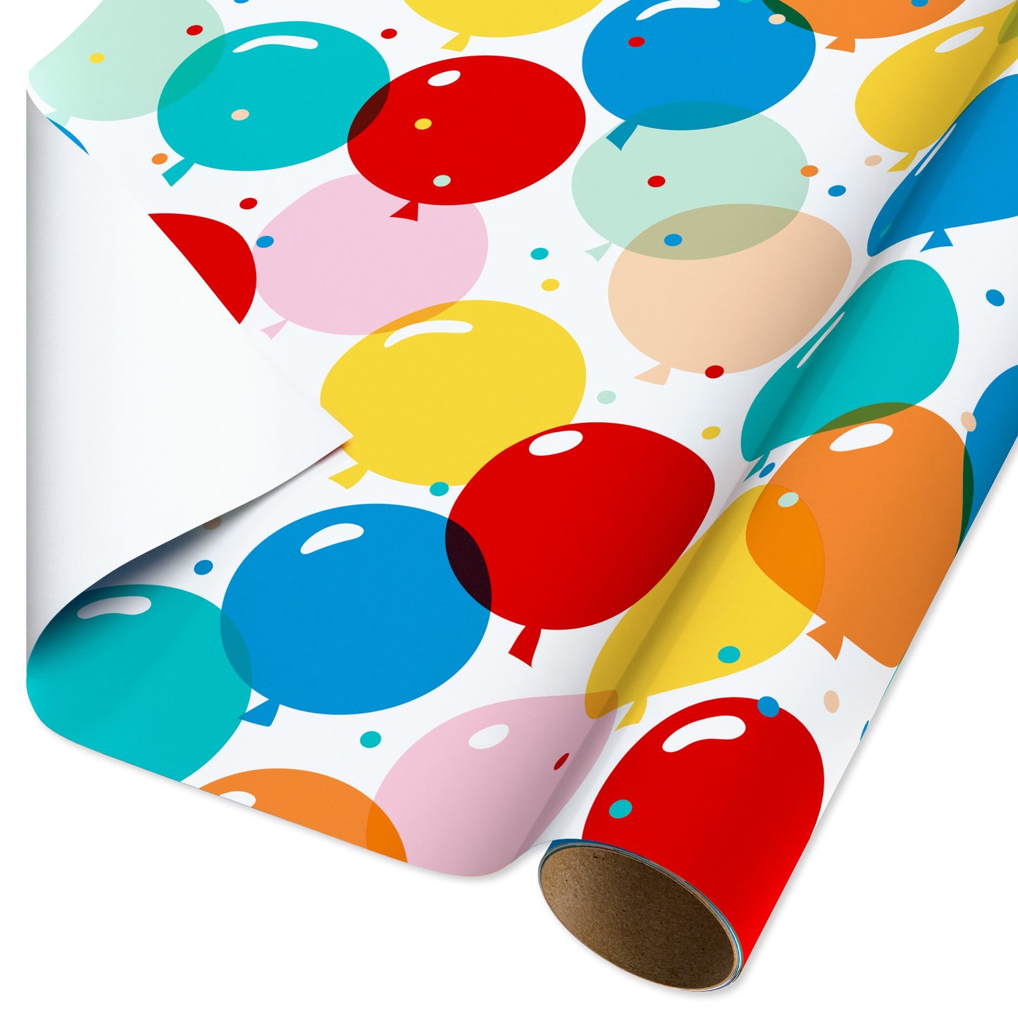 American Greetings Colorful Balloons Birthday Wrapping Paper, 20 sq. ft.