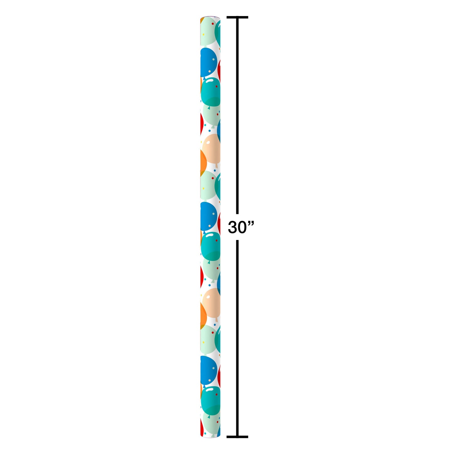 American Greetings Colorful Balloons Birthday Wrapping Paper, 20 sq. ft.