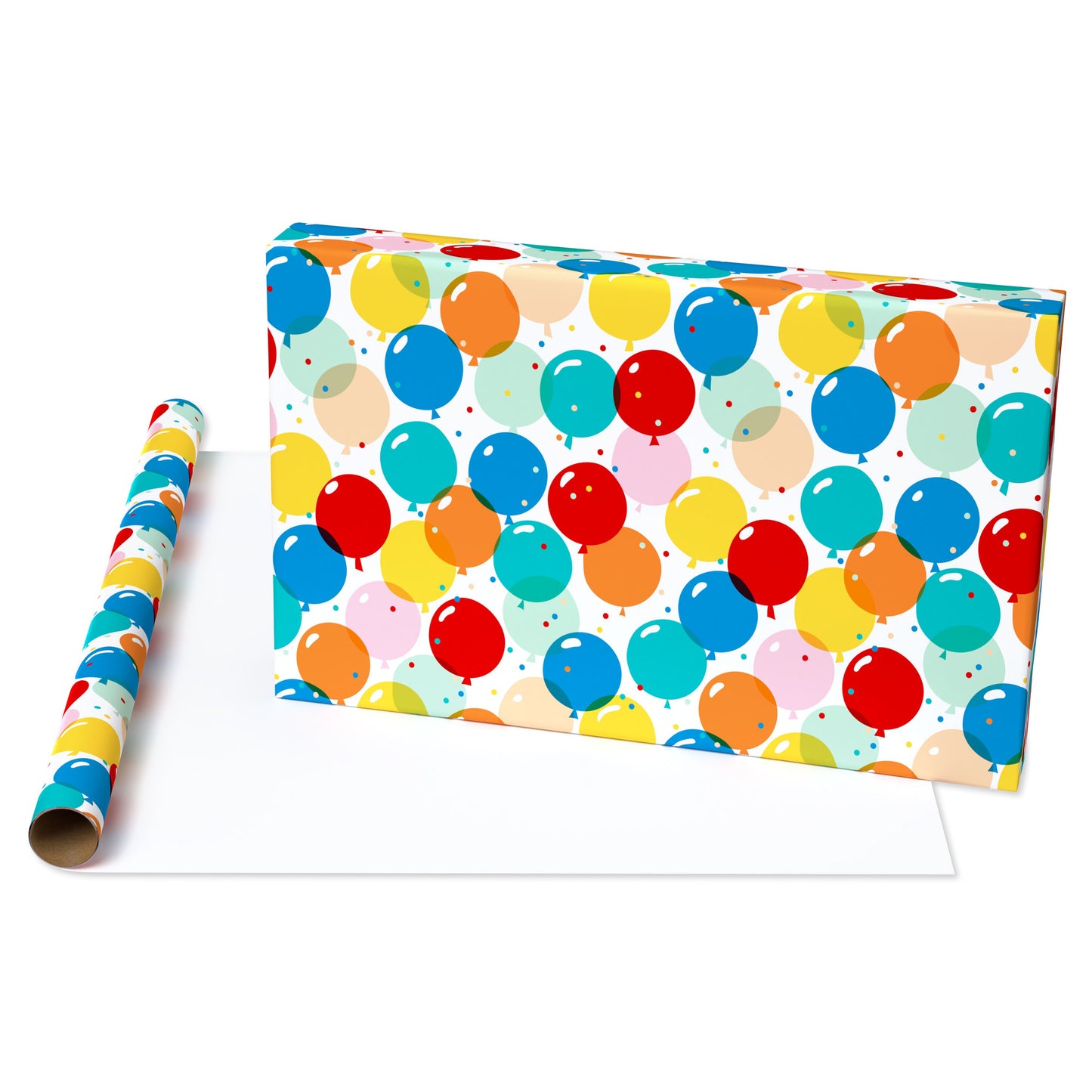 American Greetings Colorful Balloons Birthday Wrapping Paper, 20 sq. ft.