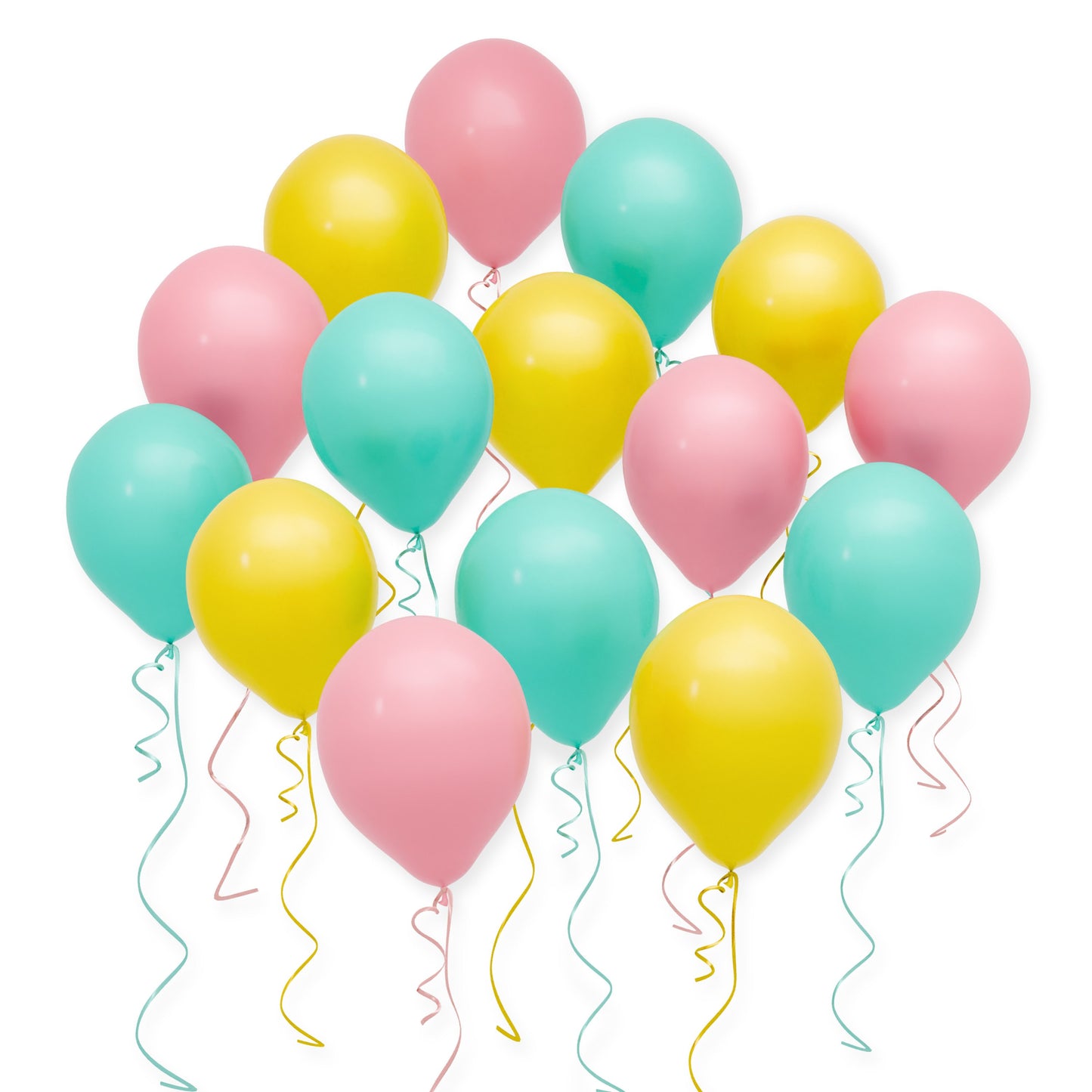 American Greetings Pink, Yellow, & Green Uninflated Balloons