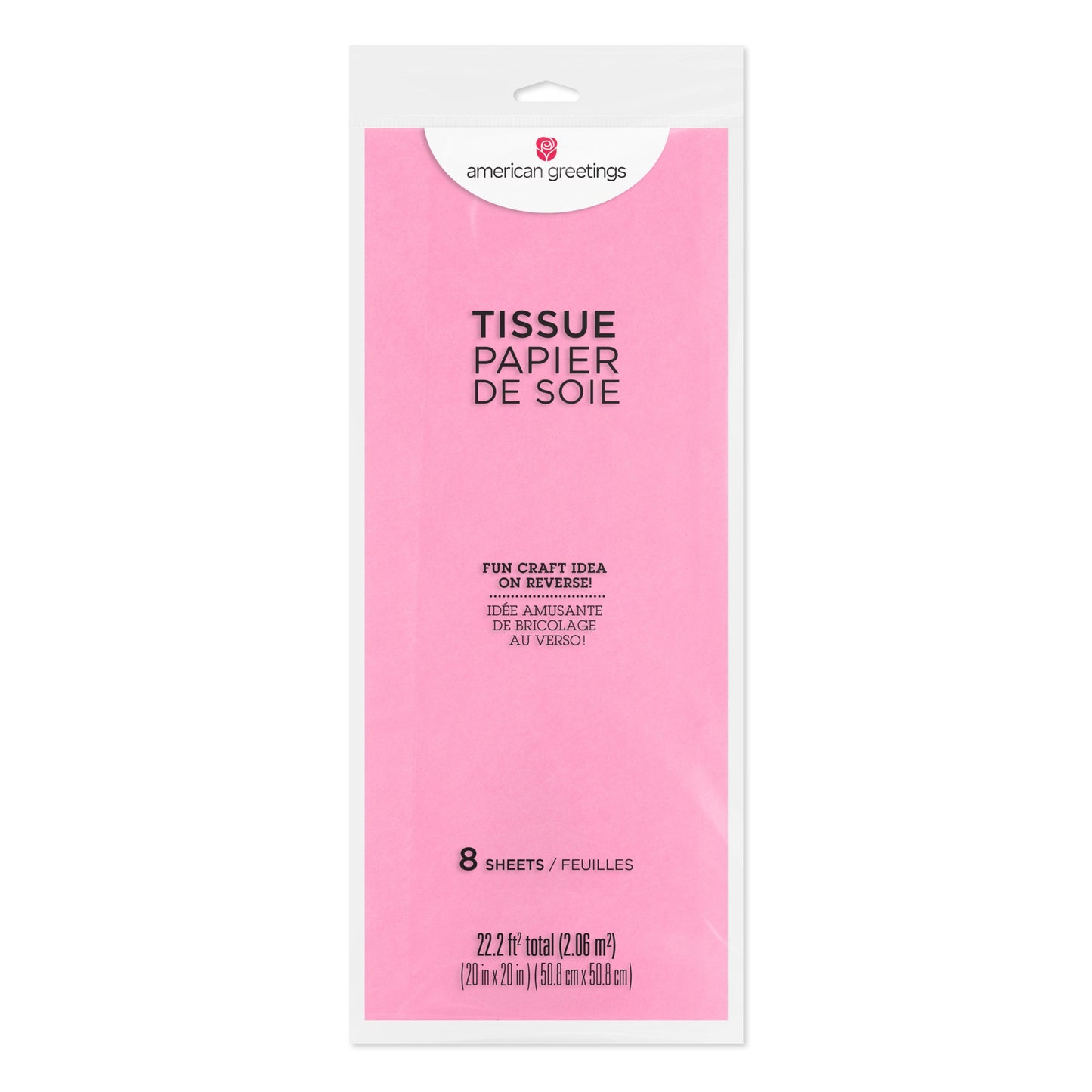 American Greetings Dark Pink Tissue Paper, 8 ct