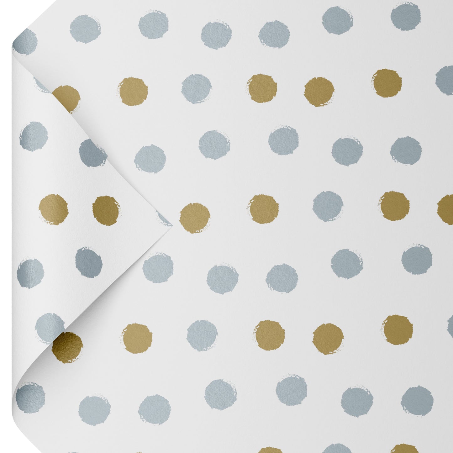 American Greetings Gold & Silver Dots White Tissue Paper Pack, 6 ct