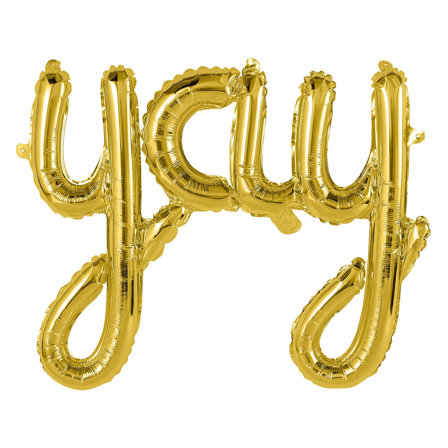 American Greetings Gold 'YAY' Foil Uninflated Balloon Banner