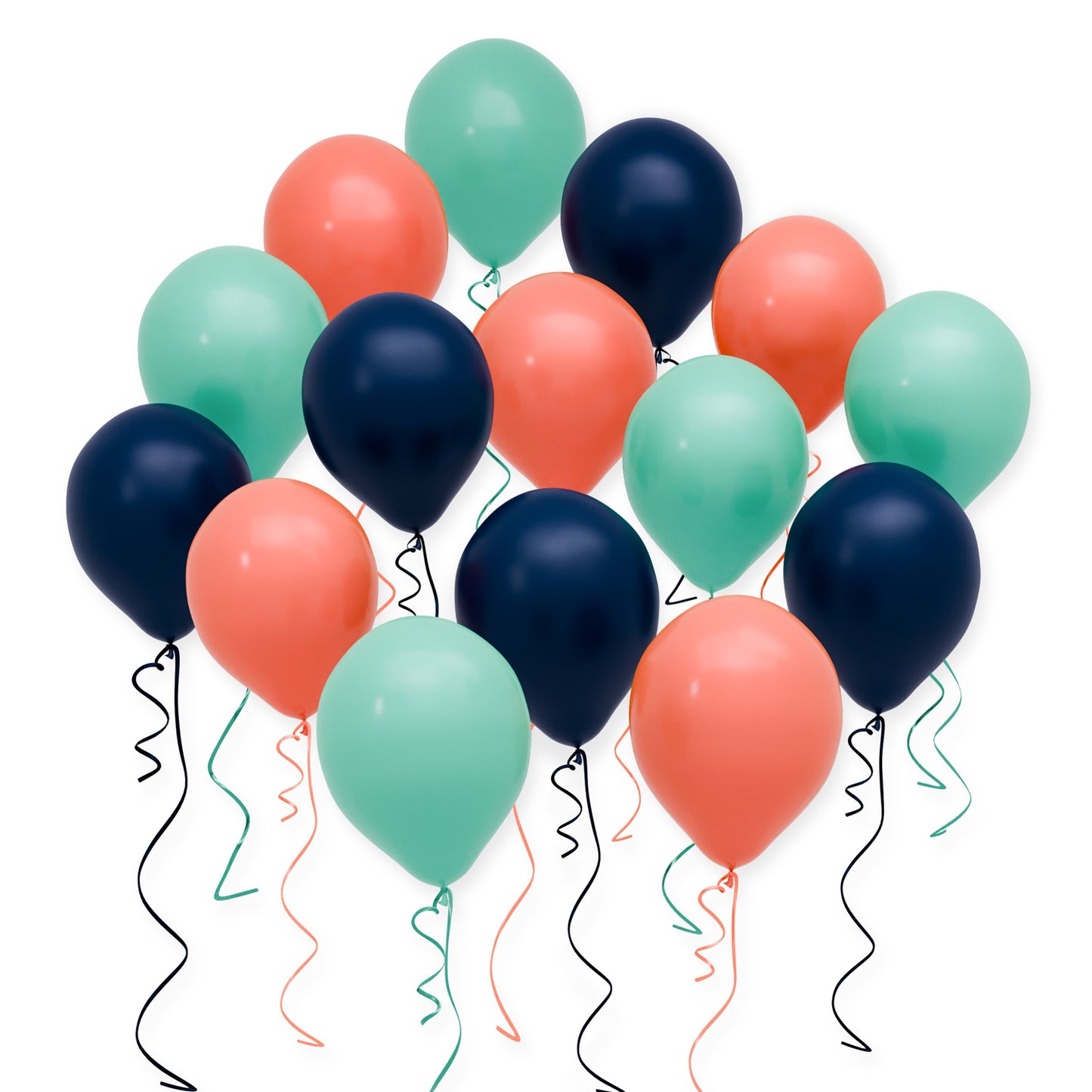 American Greetings Blue, Green, & Orange Uninflated Balloons