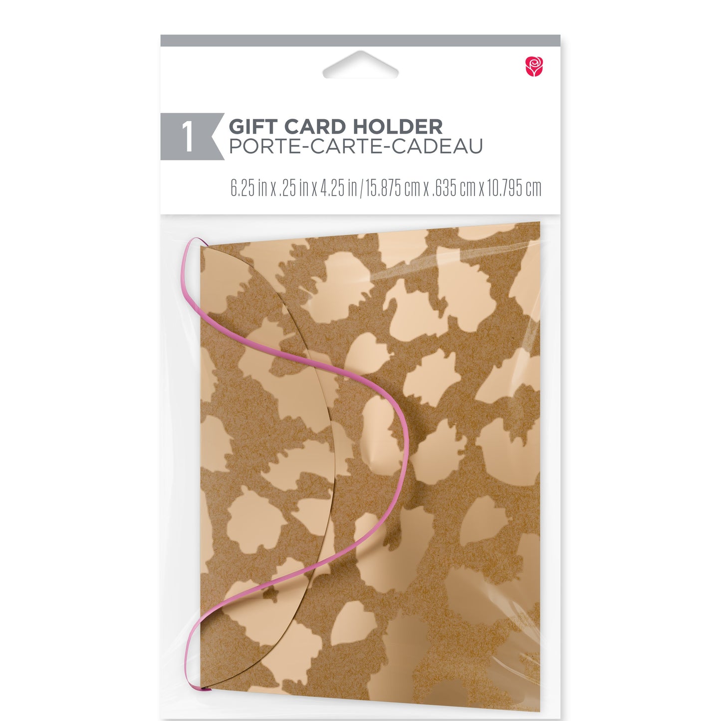 American Greetings Leopard Purse Gift Card Holder