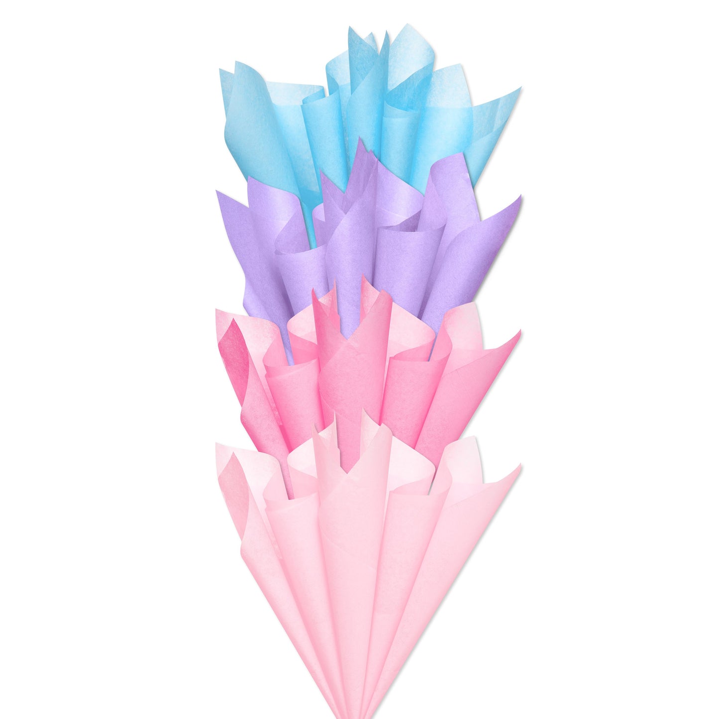 American Greetings Pink, Lavender, and Blue Tissue Paper Bundle, 8 ct