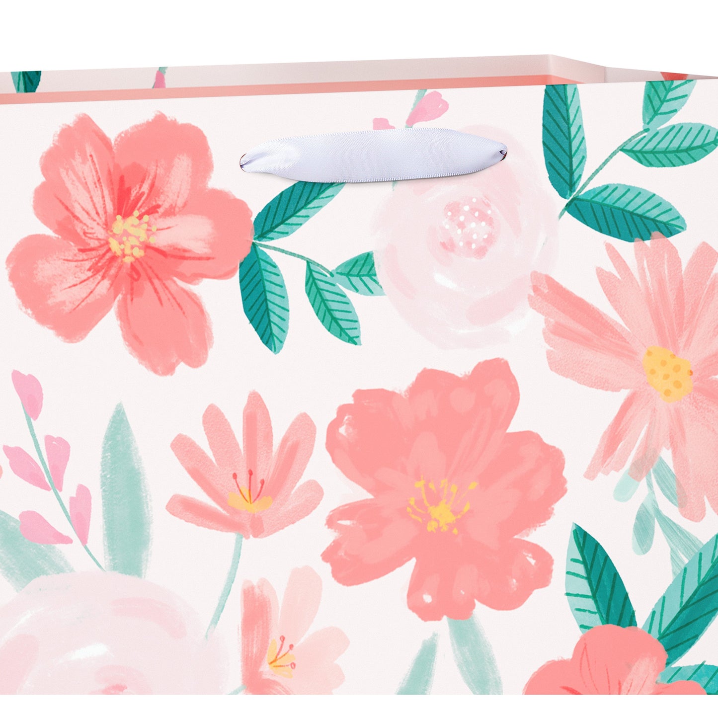 American Greetings Pink Florals Large Gift Bag