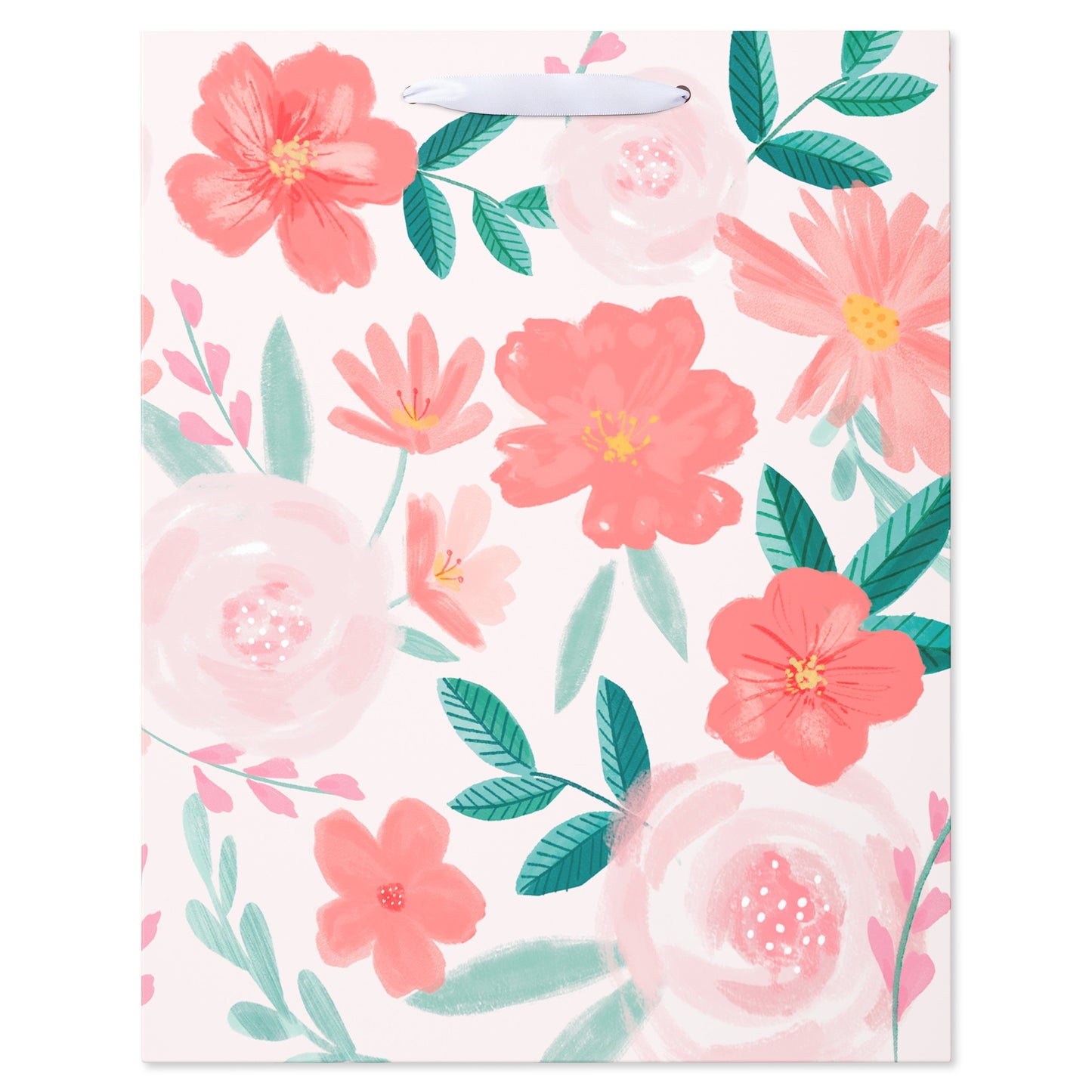American Greetings Pink Florals Large Gift Bag