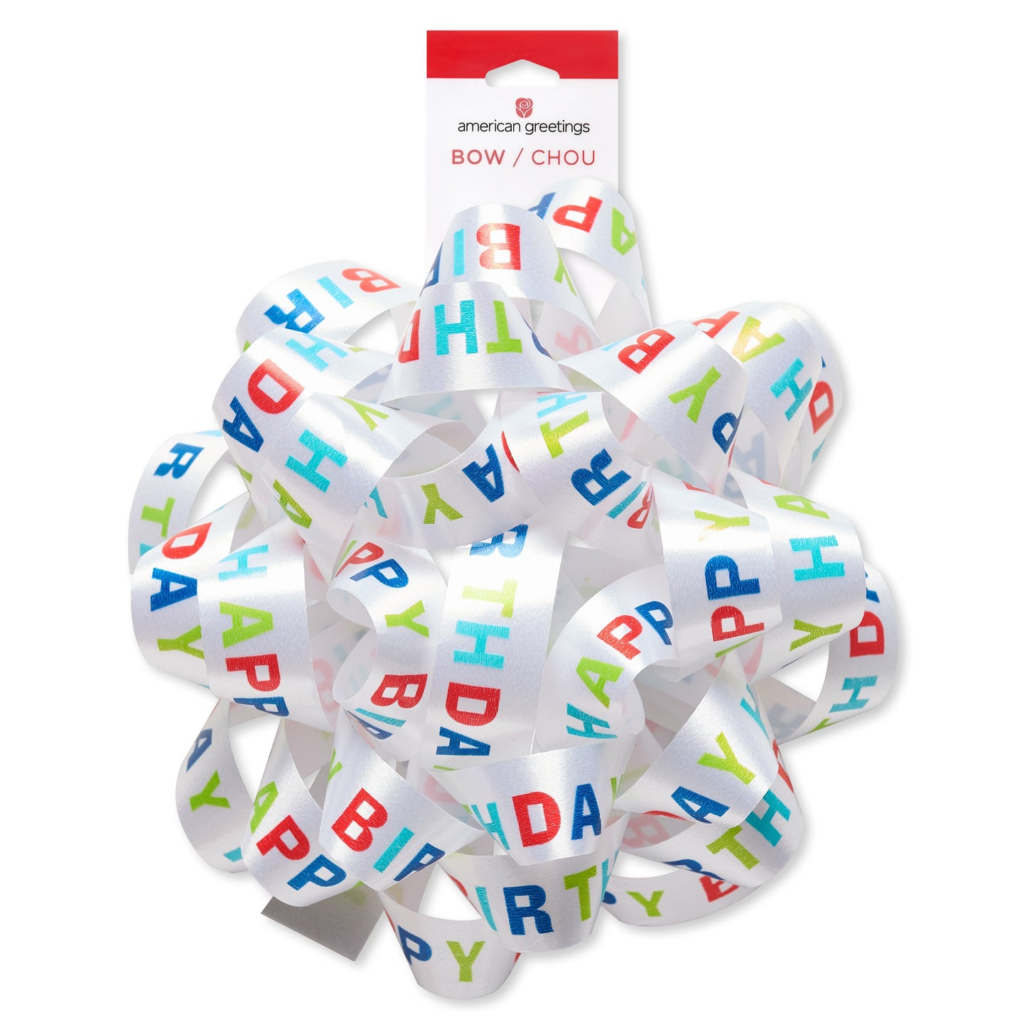 American Greetings Happy Birthday Confetti Gift Bow