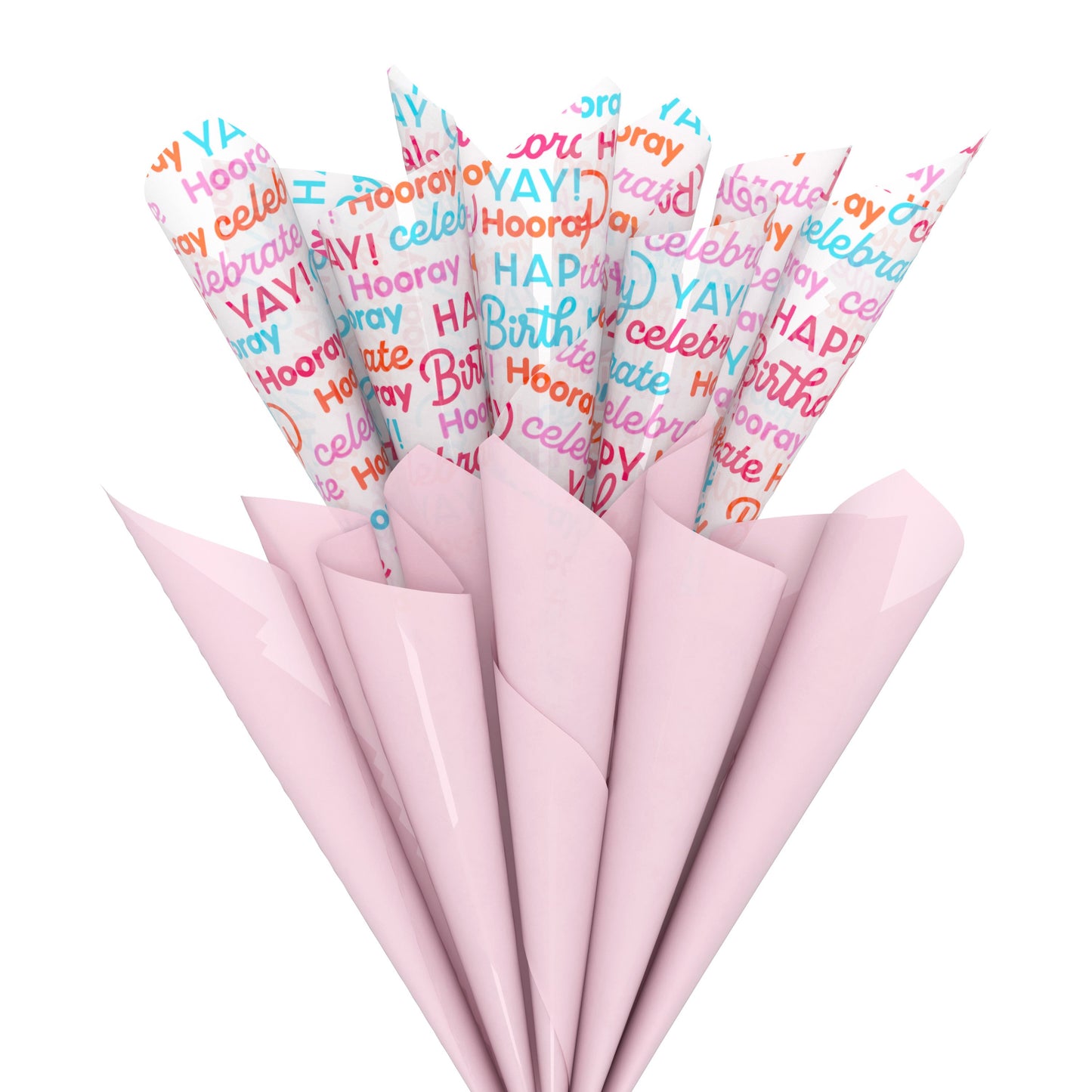 American Greetings Flamingo Pink & Birthday Tissue Paper, 6 ct