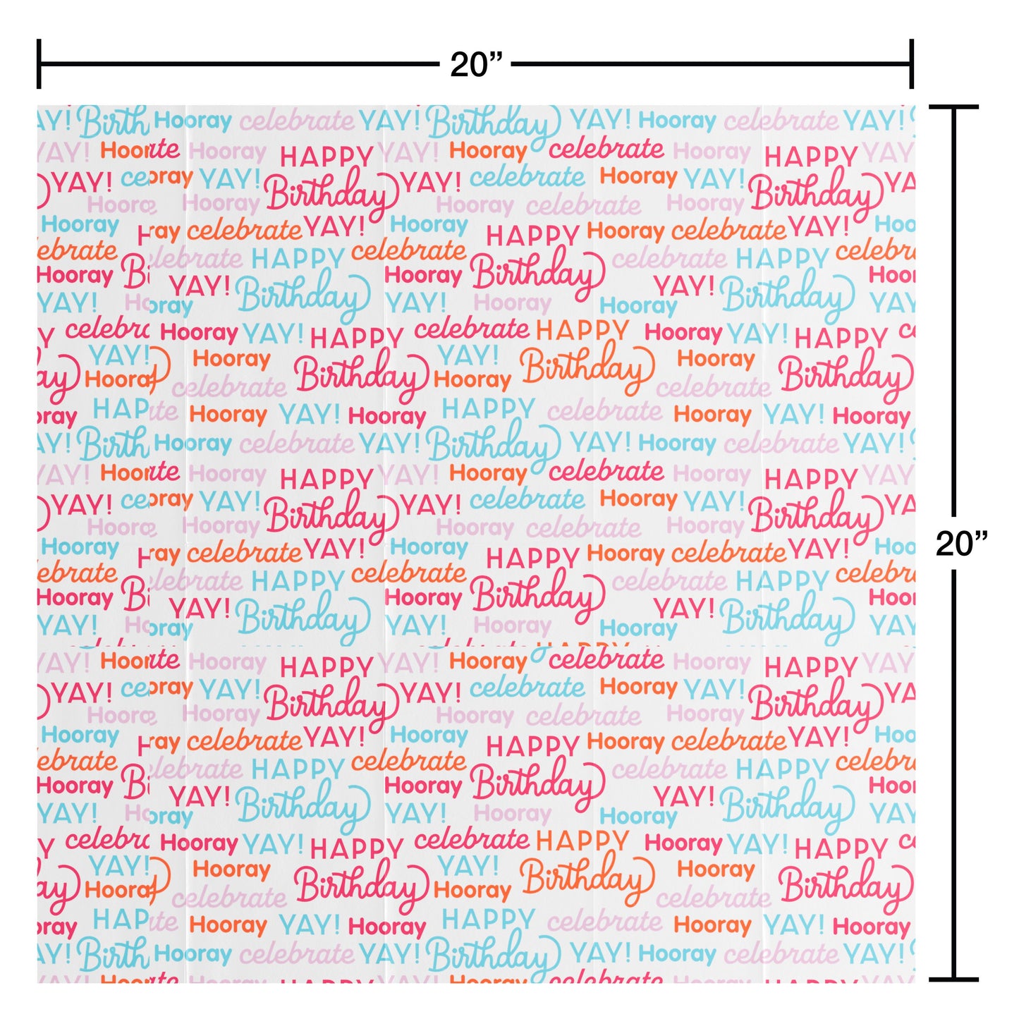 American Greetings Flamingo Pink & Birthday Tissue Paper, 6 ct
