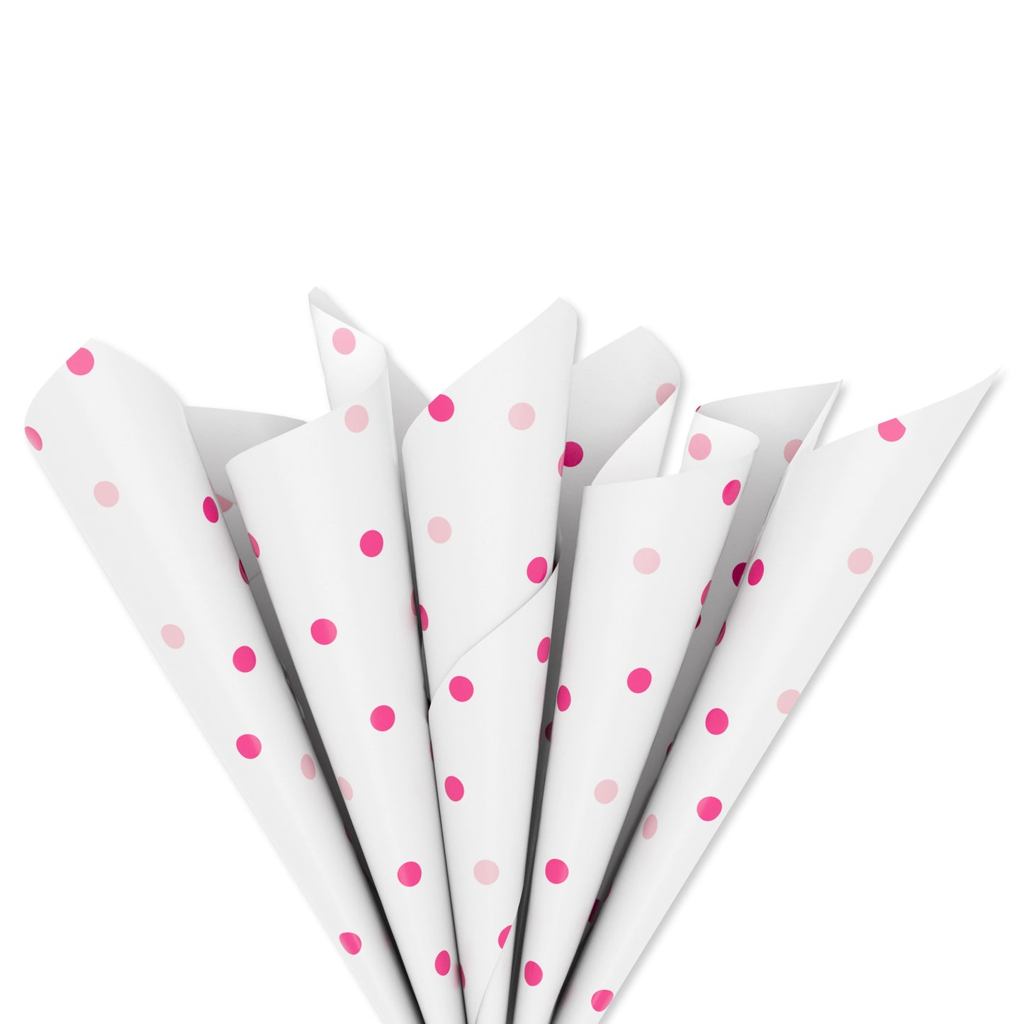 American Greetings Pink Dots on White Gift Tissue Paper, 6 ct