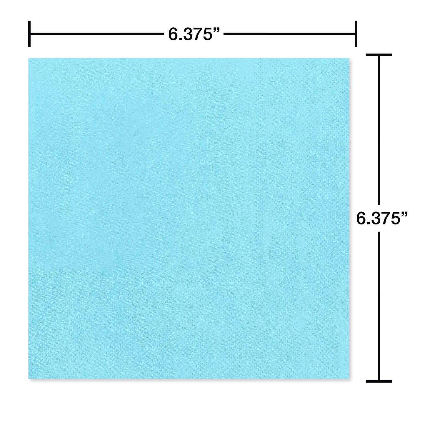 American Greetings Light Blue Lunch Napkins