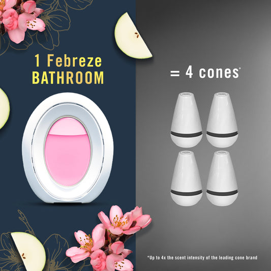 Febreze Luxe Bathroom Odor-Fighting Air Freshener - Japanese Cherry Blossom