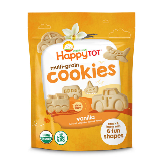 Happy Tot Organics Multigrain Cookies - Vanilla