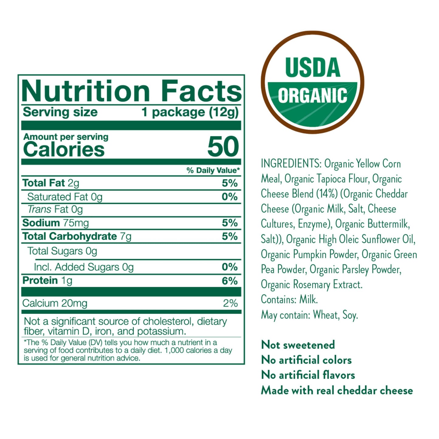 Little Bellies Organic Cheesy Tubes