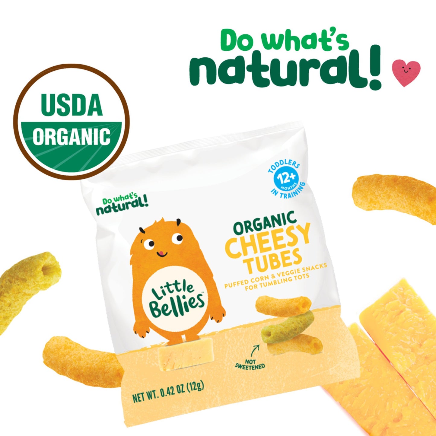 Little Bellies Organic Cheesy Tubes