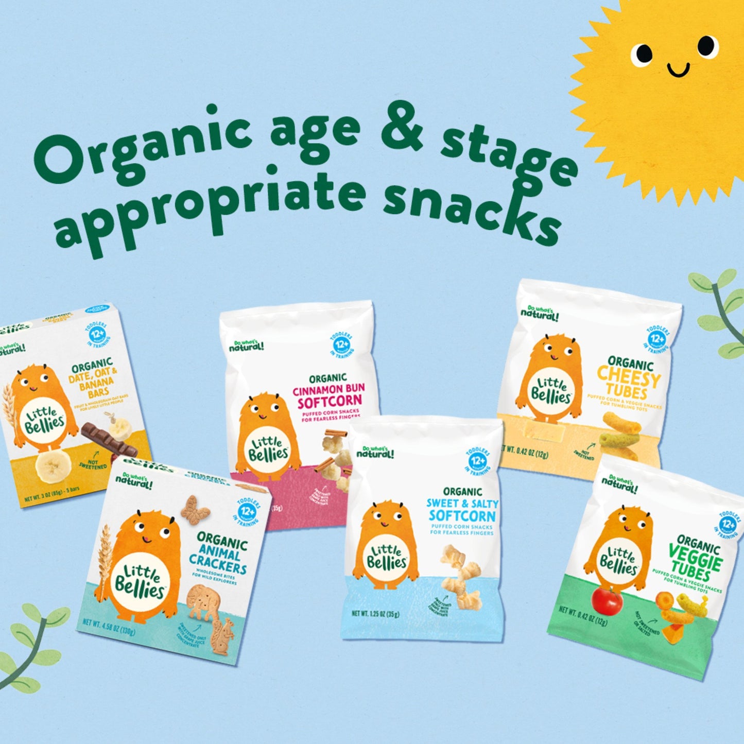 Little Bellies Organic Cheesy Tubes