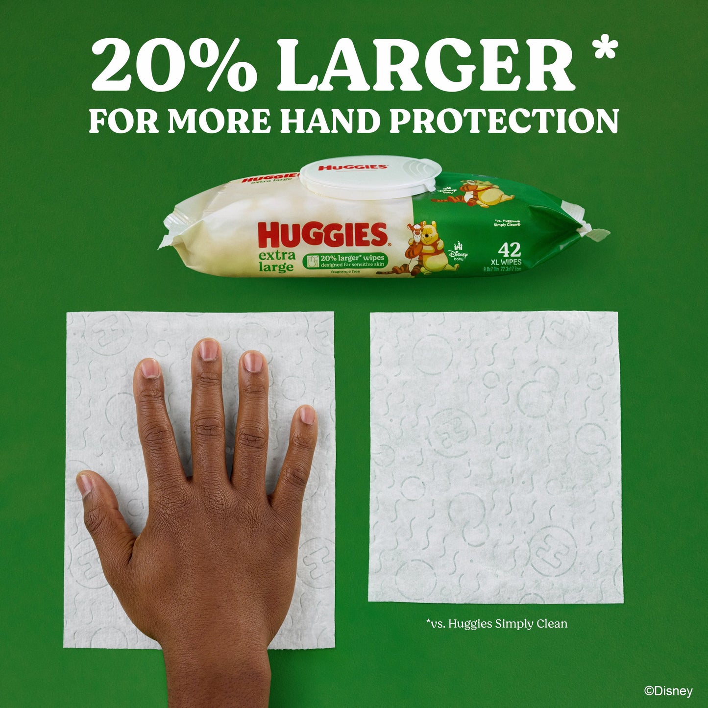 Huggies Extra Large Baby Wipes - Fragrance Free