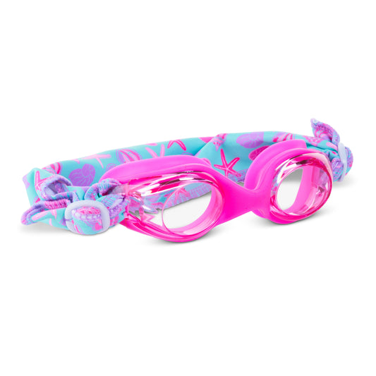 Aqua2ude Comfort Fabric Strap Kids Swim Goggle - Pink