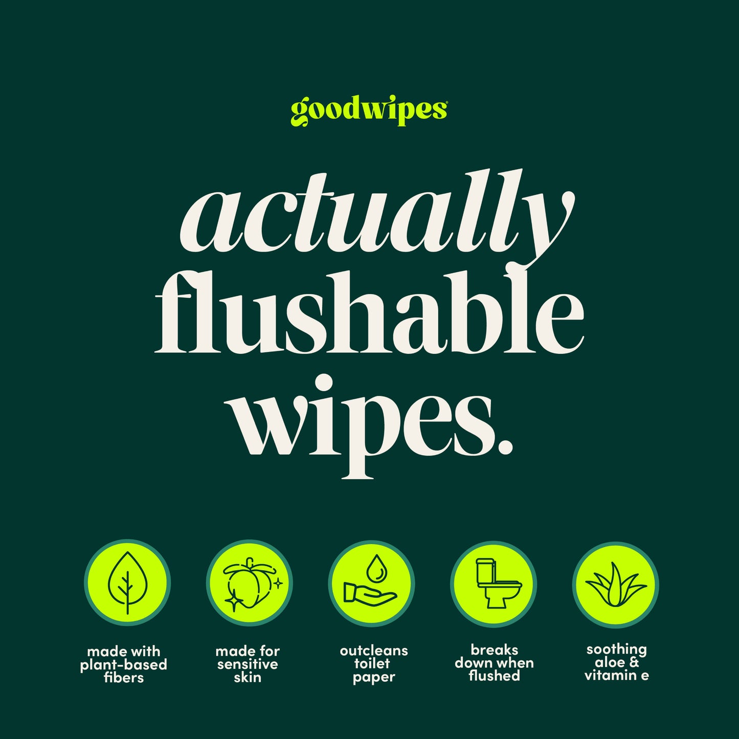 Goodwipes XL Flushable Wipes - Botanical Bliss